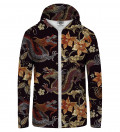 Japanese Dragon reißverschluss kapuzenpullover