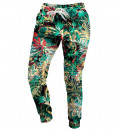 Spodnie damskie ze wzorem Tropical Jungle