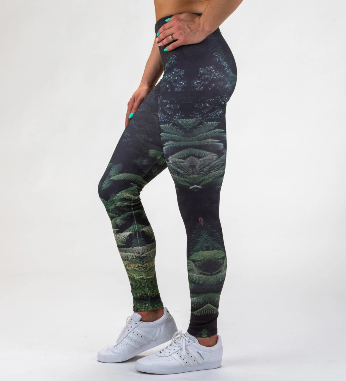 Terez -Heathered Camo Tall band Leggings