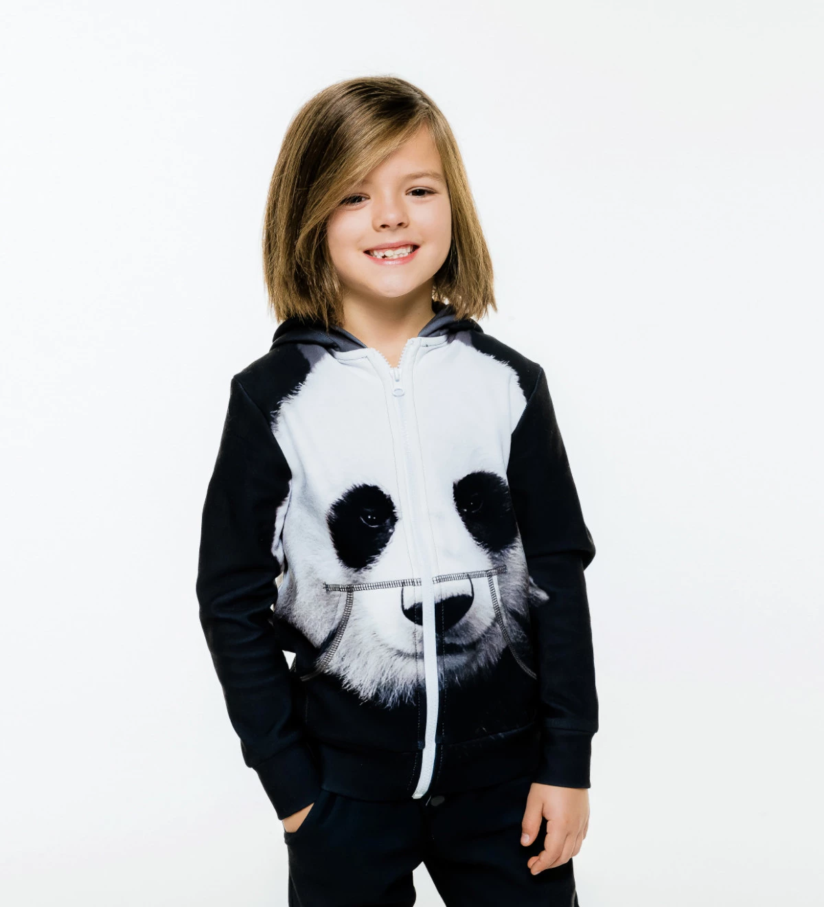 Panda best sale hoodie kids