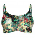 Tropical jungle Crop Bikini Top