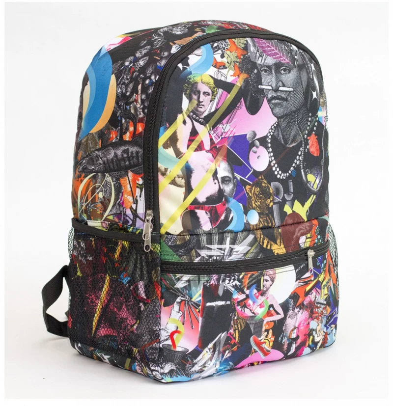 Popping collage Backpack - Mr. Gugu & Miss Go