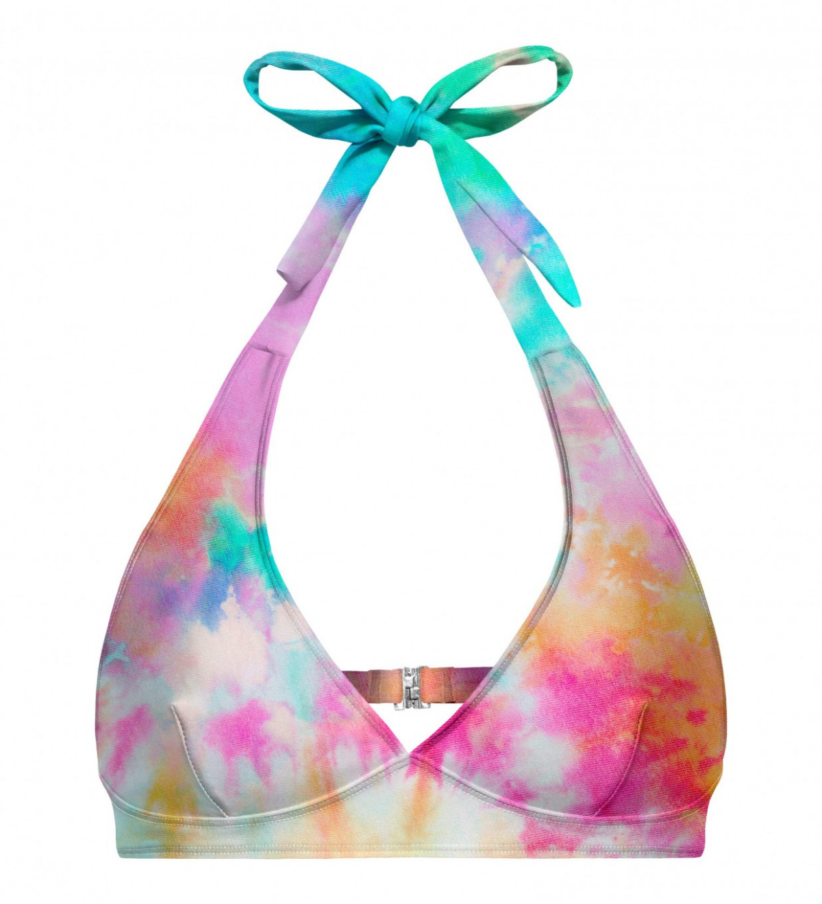 tie dye halter bikini