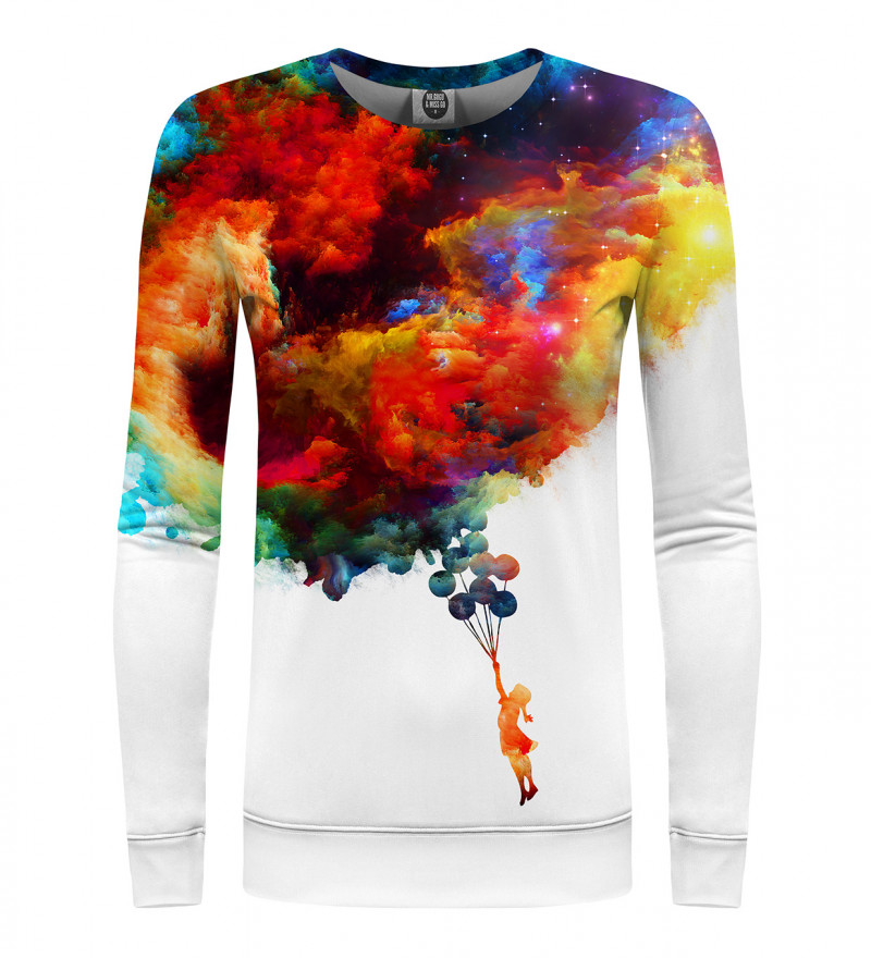 red galaxy sweater