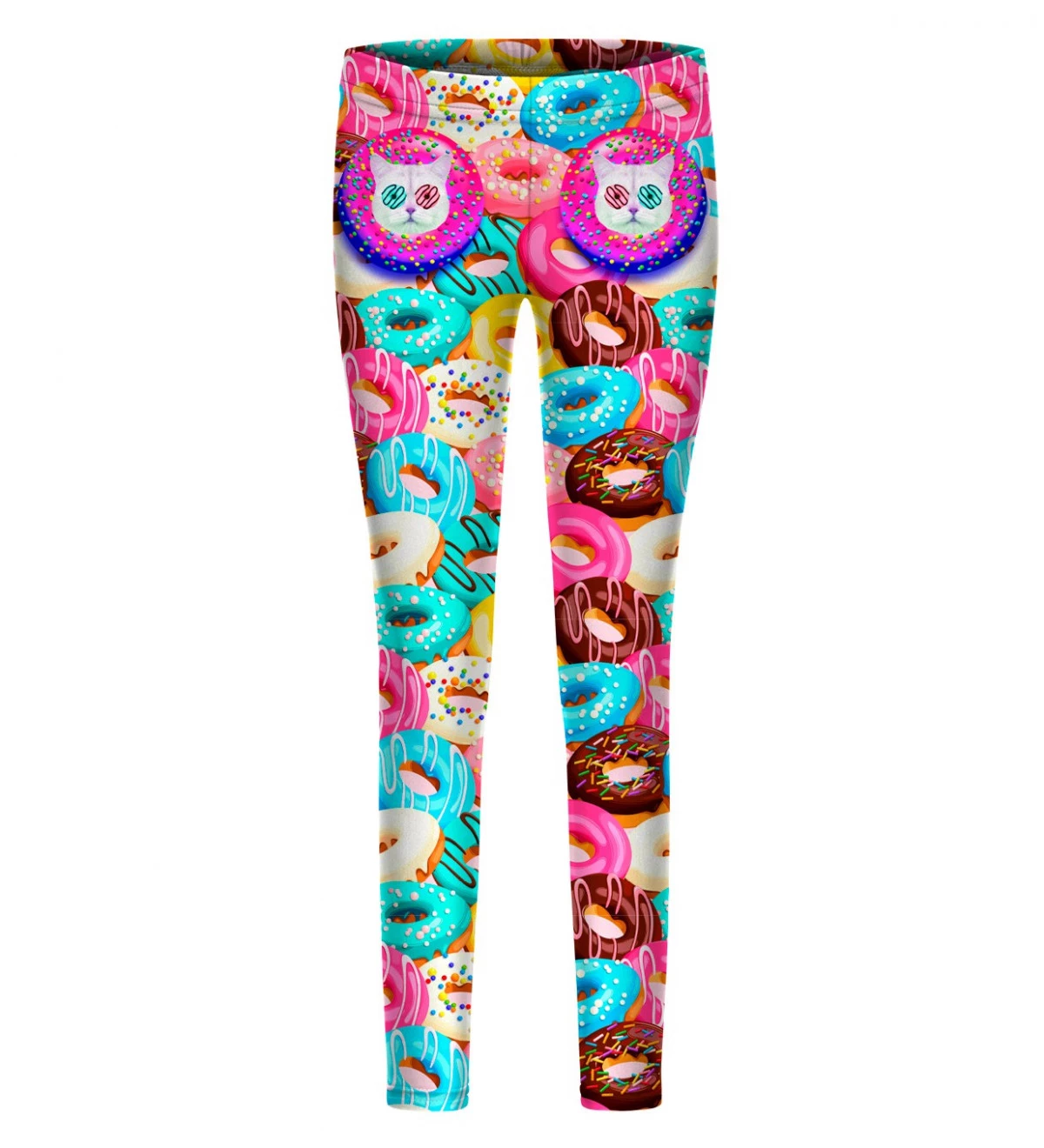 Colourful Cats Children's Cotton Jersey Leggings – Rainbows & Sprinkles