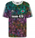 T-shirt ze wzorem Team 420