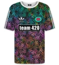 T-shirt ze wzorem Team 420
