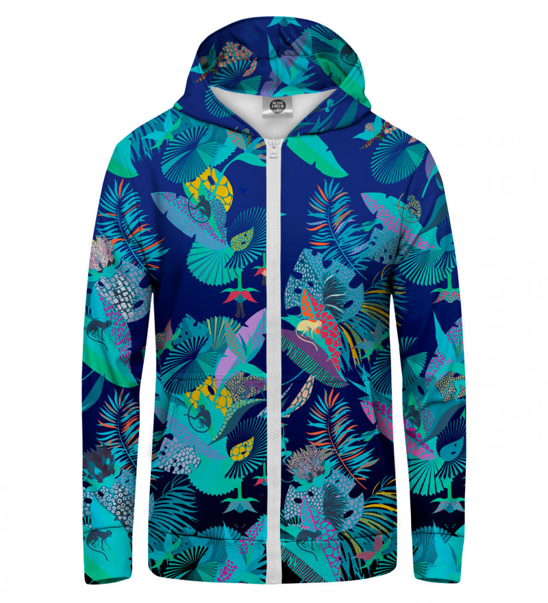 Jungle night Zip Up Hoodie - Mr. Gugu & Miss Go