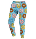 Spodnie damskie ze wzorem Summer donuts