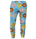Spodnie męskie ze wzorem Summer donuts