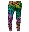 Colorful ghost mens sweatpants