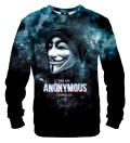 Bluza ze wzorem We are anonymous