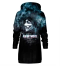 We are anonymous Hoodie Oversize Dress