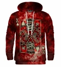 Red king of skull hoodie