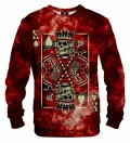 Red king of skull sweater