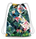 Flowers Jungle Drawstring Bag