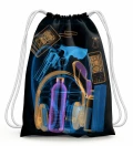 X-ray travel Drawstring Bag