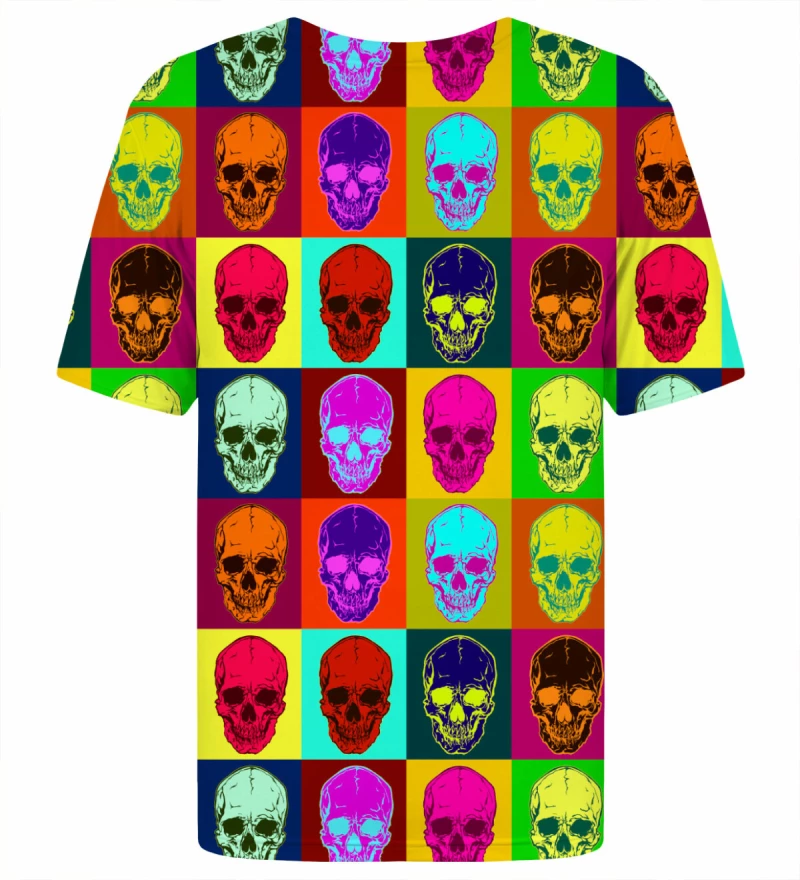 T-shirt ze wzorem Warhol Skulls