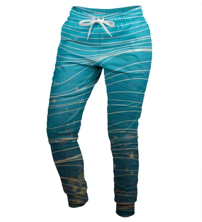 Spodnie damskie - Turquoise Wave