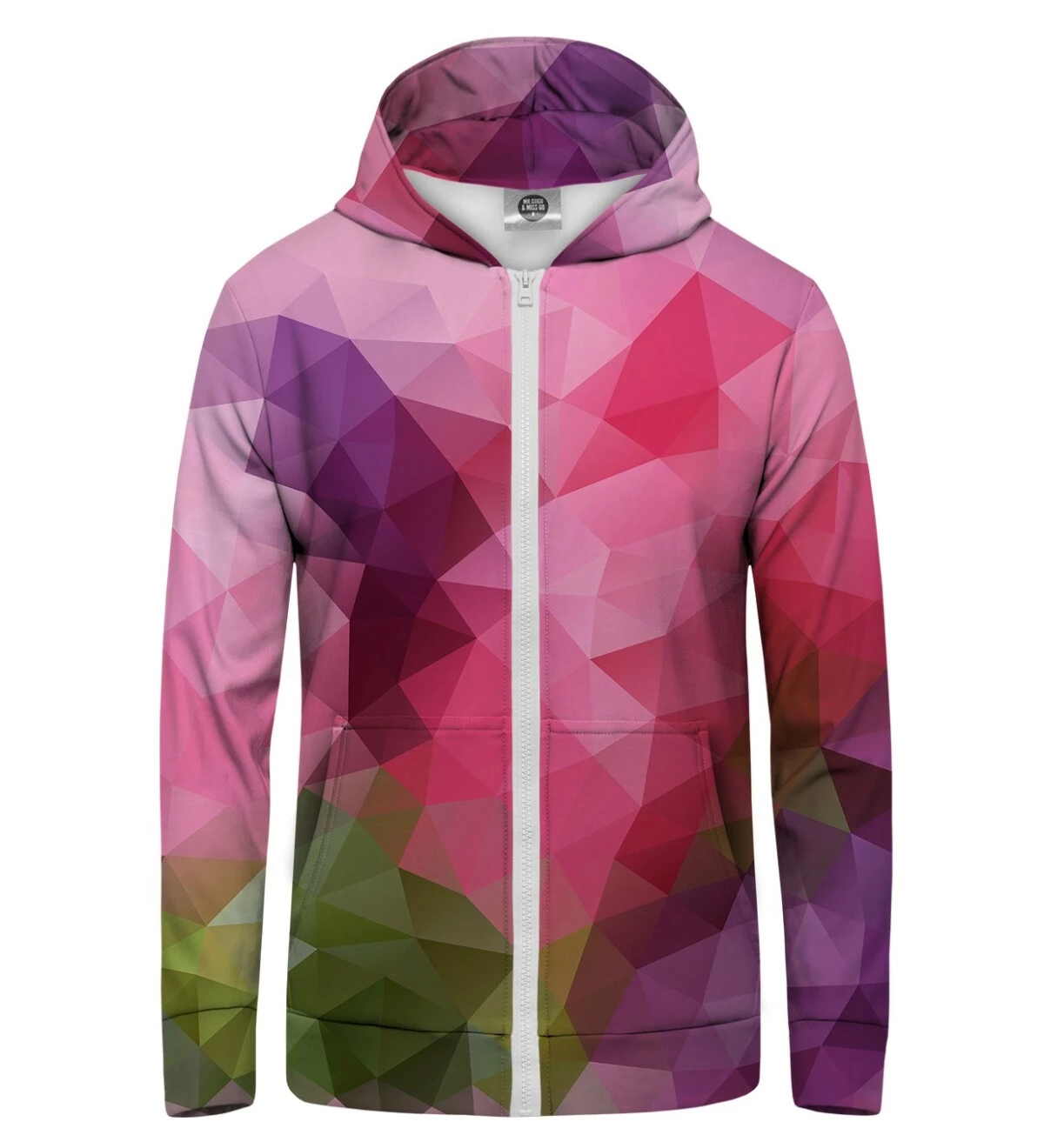 3d geo outlet print hoodie