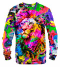 Colorful lion sweatshirt
