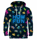 How fun neons hoodie
