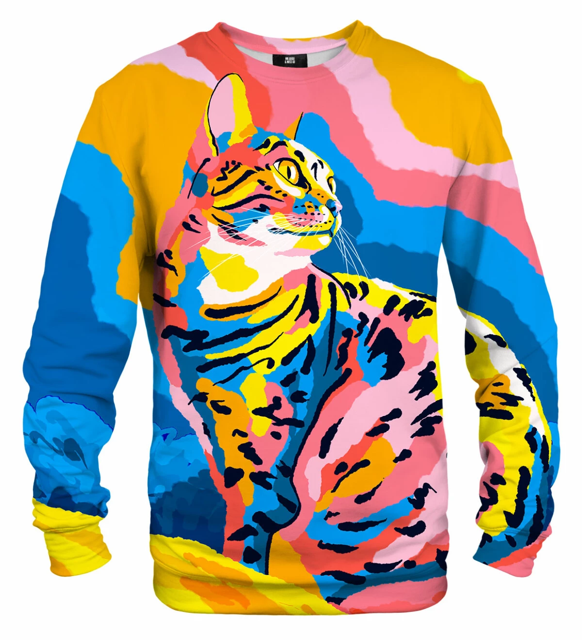 Abstract cat sweatshirt - Mr. Gugu & Miss Go