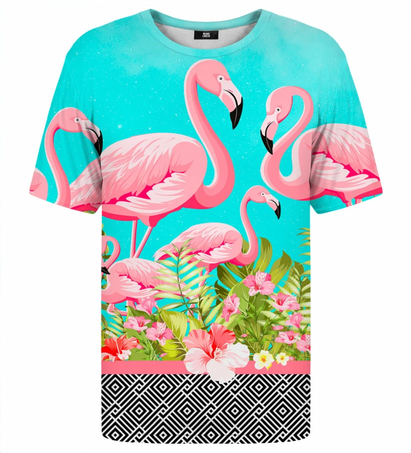 Pink flamingos t-shirt - Mr. Gugu & Miss Go