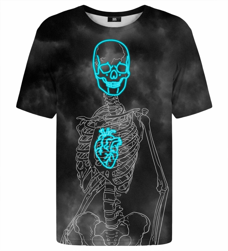 Neon skeleton blue t-shirt - Mr. Gugu 