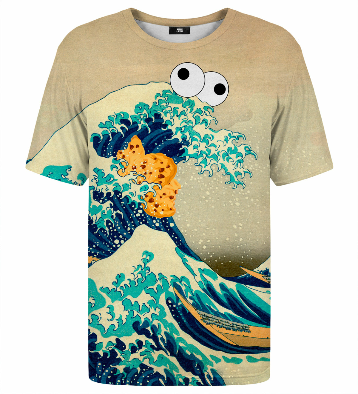 Cookie monster wave t-shirt - Mr. Gugu 