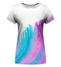 Paint droplets womens t-shirt