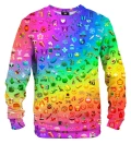 Bluza ze wzorem Rainbow emoji