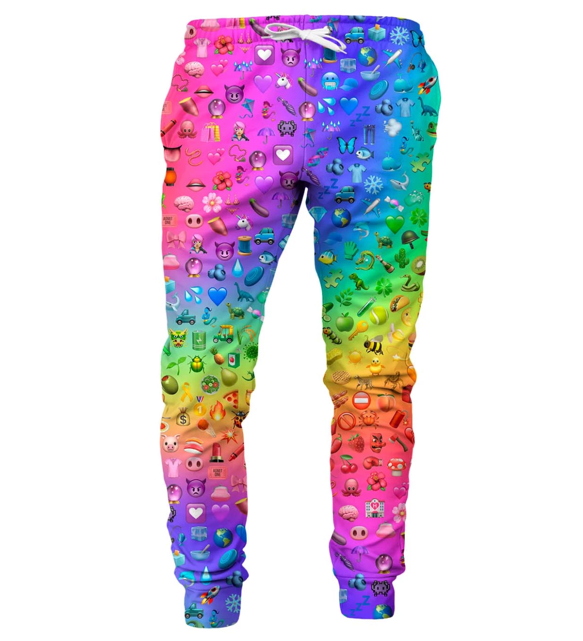 Rainbow emoji mens sweatpants - Mr. Gugu & Miss Go