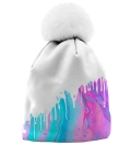 Paint droplets Womens Beanie