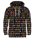 Pixel heroes hoodie