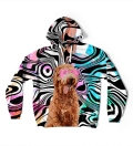 Tripping dog Womens Oversize Hoodie