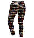 Spodnie damskie ze wzorem Pixel heroes