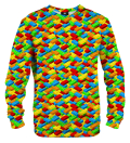 Bluza ze wzorem Blocks 3D