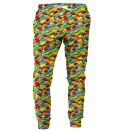 Spodnie męskie ze wzorem Blocks 3D