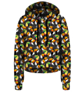Toucans Cropped Hoodie