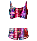 Street neon Crop Bikini Set