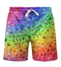 Rainbow emoji Shorts
