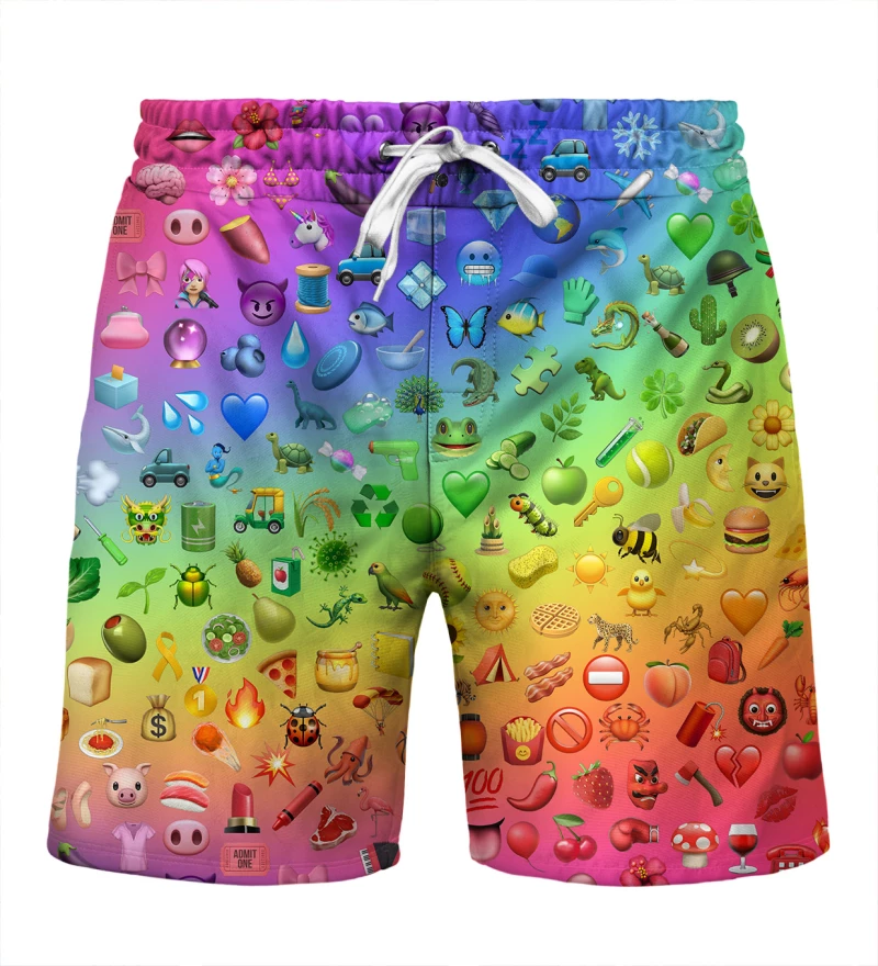 Rainbow emoji Shorts - Mr. Gugu & Miss Go