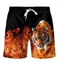 Tiger in flames Shorts
