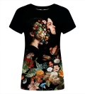 Bouquet face womens t-shirt