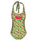 Juicy watermelon Open Back Swimsuit