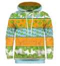 Tropical pattern hoodie
