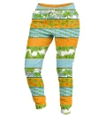 Tropical pattern womens sweatpants
