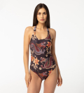Japanese Dragon Open Back Swimsuit
