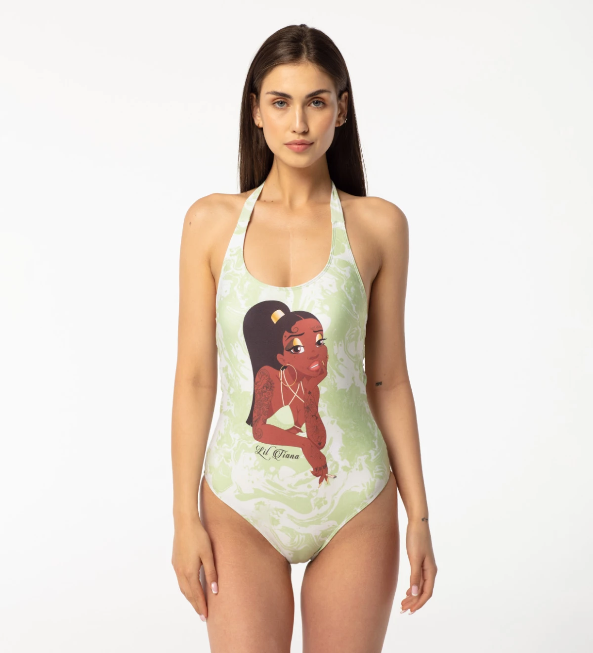 Lil Tiana Open Back Swimsuit